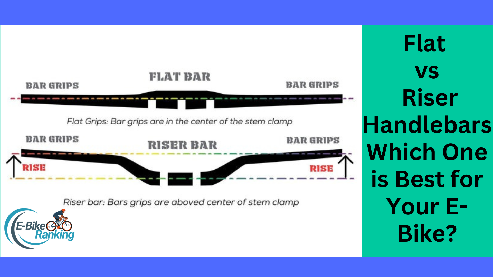 Flat vs. Riser Handlebars: Which One is Best for Your E-Bike?