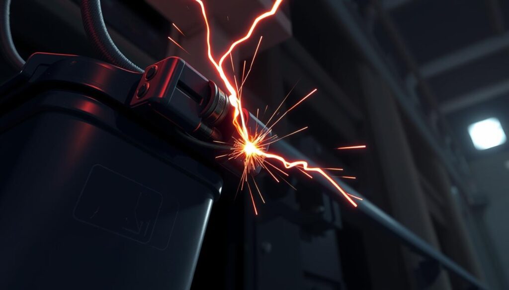 e-Bike Battery Sparks When Connecting
